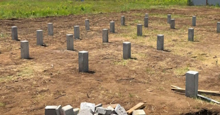 Фундамент на забивных жб сваях под ключ в Шумерле - фундамент из забивных железобетонных свай цена от 3162 руб/м2